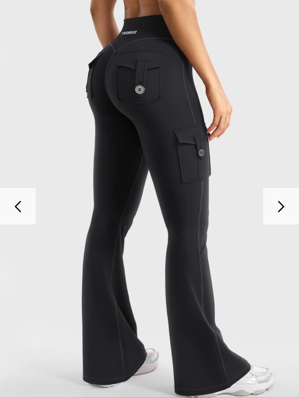 NWOT Yeoreo Hedda 34" CoreFlex Flared Leggings- Black